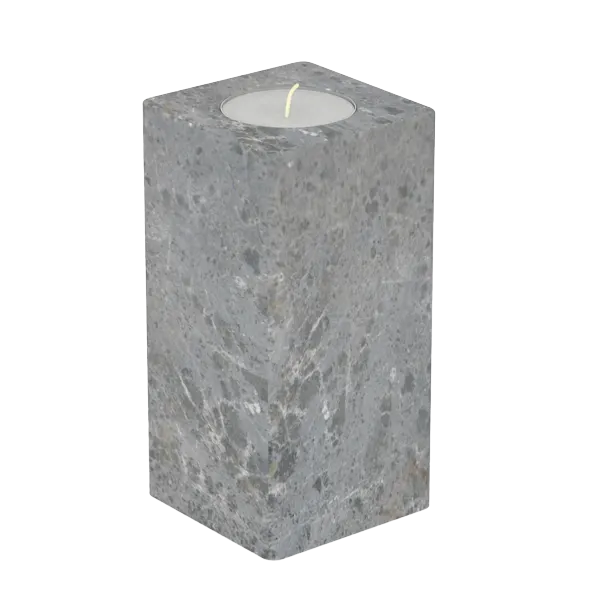 R-133 (Tower 60x60x120) — candle holders in Kivistone soapstone