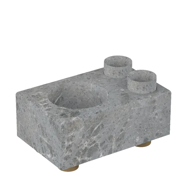 R-205 (Saki Cooler Set, 2 shot glasses) — coolers in Kivistone soapstone